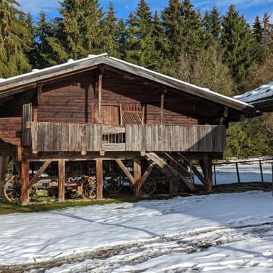 Bild von Ein Holzbau für wertvolles Gut – der Getreidekasten